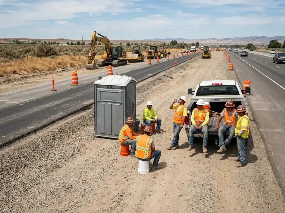 highway-road-construction-crew-007 — frequently asked questions, Porta Potty and Restroom Rentals in West Ishpeming, MI
